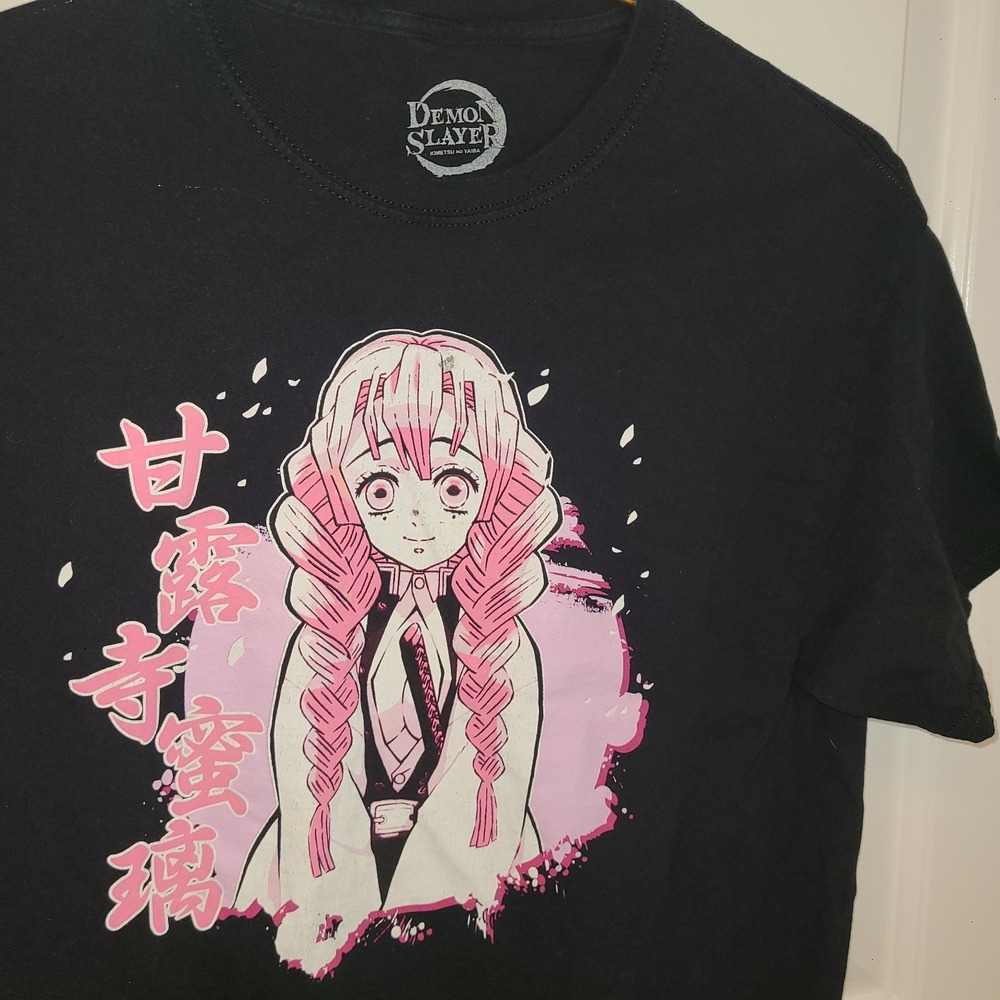 Demon Slayer Mitsuri Kanroji YOUTH TEEN Medium Kimetsu No Yaiba Black Pink